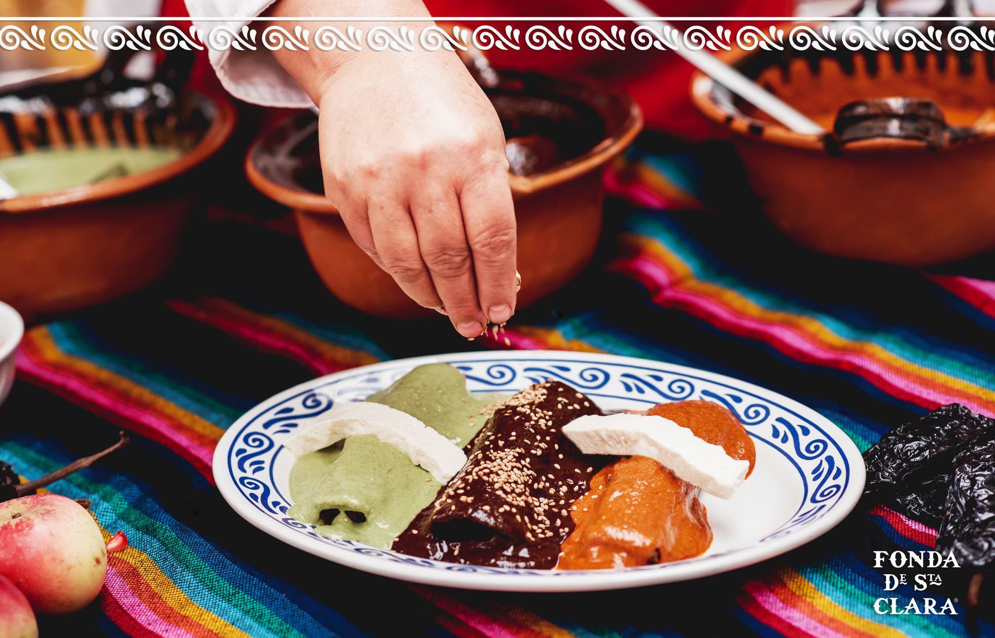 Enchiladas 3 Moles